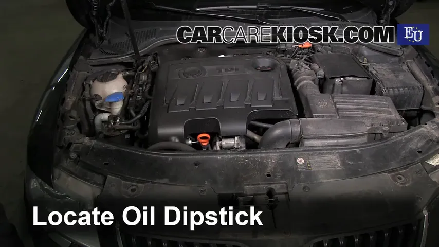 2012 Skoda Superb TDI 4X4 2.0L 4 Cyl. Turbo Diesel Oil Check Oil Level